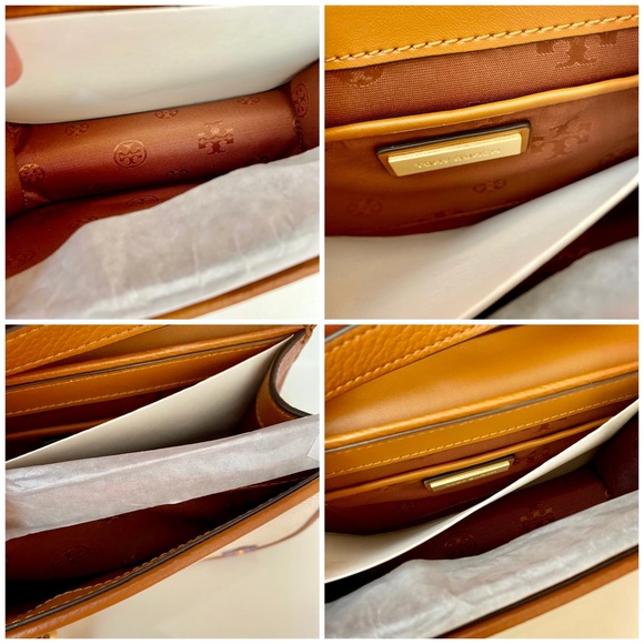 SOLD🌼NEW🌺🌼Tory Burch Britten floral canvas small saddle bag/crossbody - Picture 3 of 16